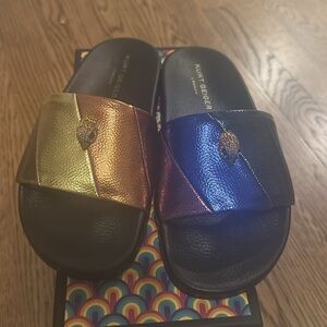 Kurt Geiger meena Eagle slides us 8.5 brand new in box